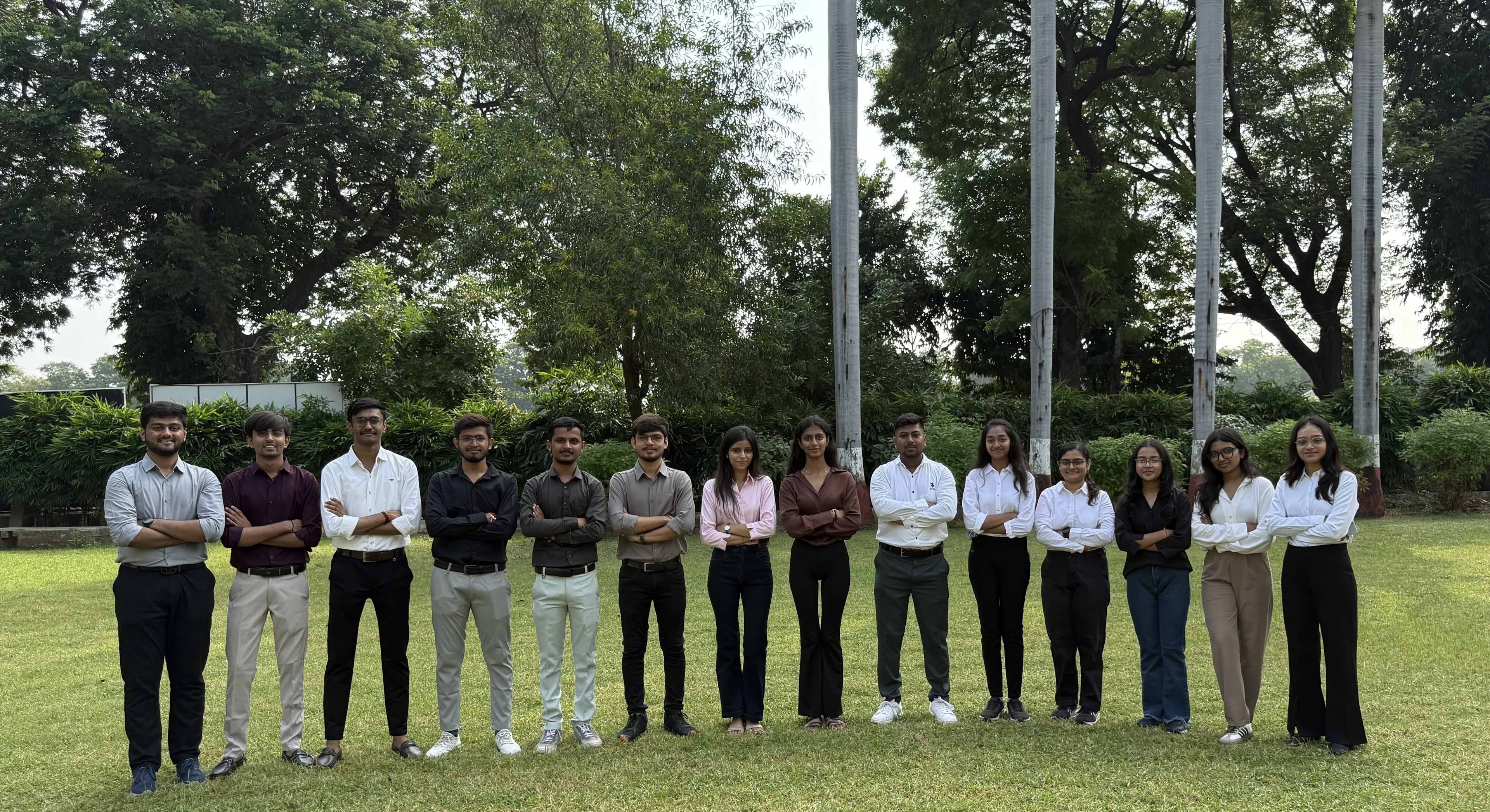 Students collaborating at a college hackathon event